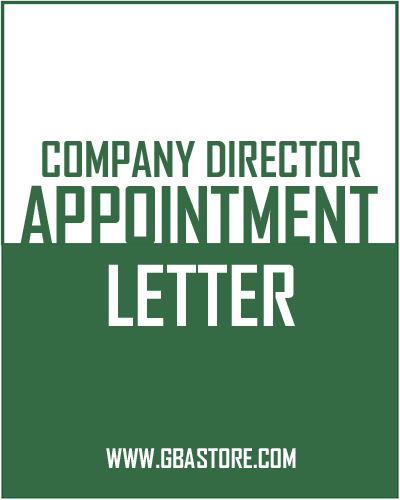 Appointment letter for company director