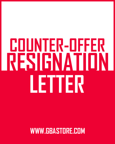 Resignation letter with counteroffer request